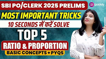 Ratio and Proportion Tricks and Concepts | Most Important Ques| IBPS RRB & SBI 2025 | Ms Vanshika