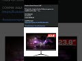 Monitor Gamer Mancer 23,8”Tela grande, imagem linda e fluidez pra games ou trabalhar sem travar.