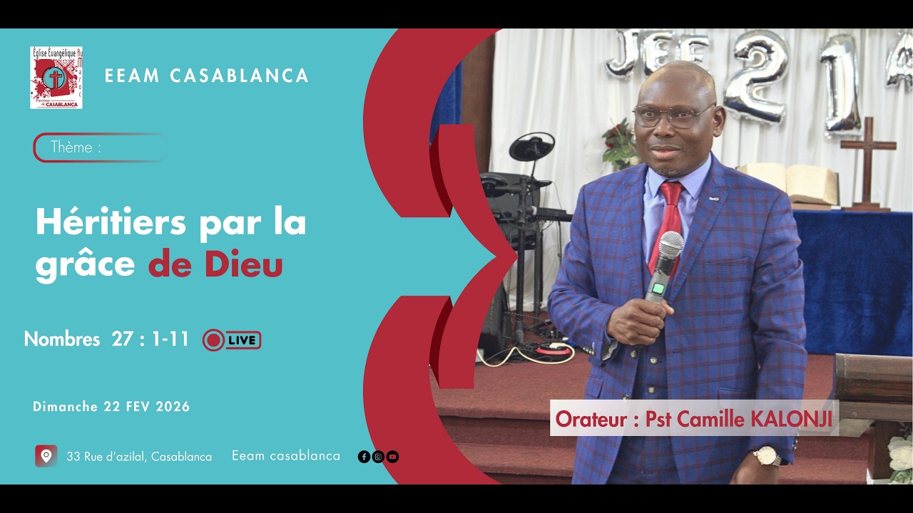 Héritiers par la grâce de DIEU /Pst Camille KALONJI