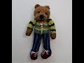 Saffron Teddy Bears by Noreen Crone-Findlay How to Weave a Striped Teddy Bear Body