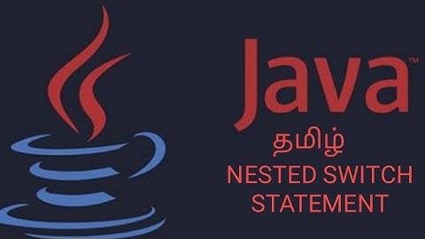 Nested Switch Statement in Java tamil#placements #java