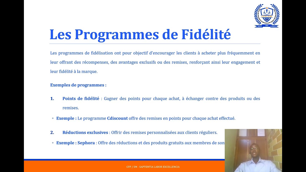 Chapitre 5 Gestion des relations client et fidélisation~1