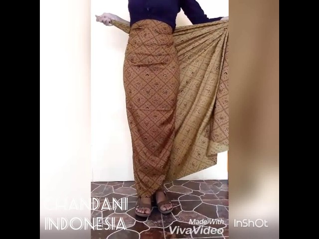 Tutorial memakai kain batik lilit by Chandani Indonesia class=