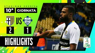 Parma vs Como 2-1 | Il Parma vince e mantiene la vetta | HIGHLIGHTS SERIE BKT 2023 - 2024