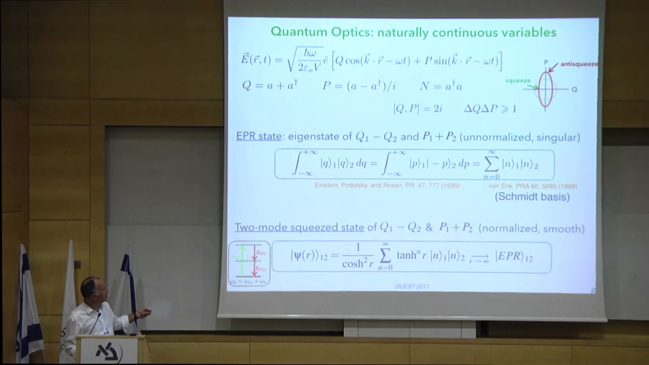 Large Scale Cluster State Entanglement Over the Quantum Optical Frequency Comb - Prof. O. Pfister