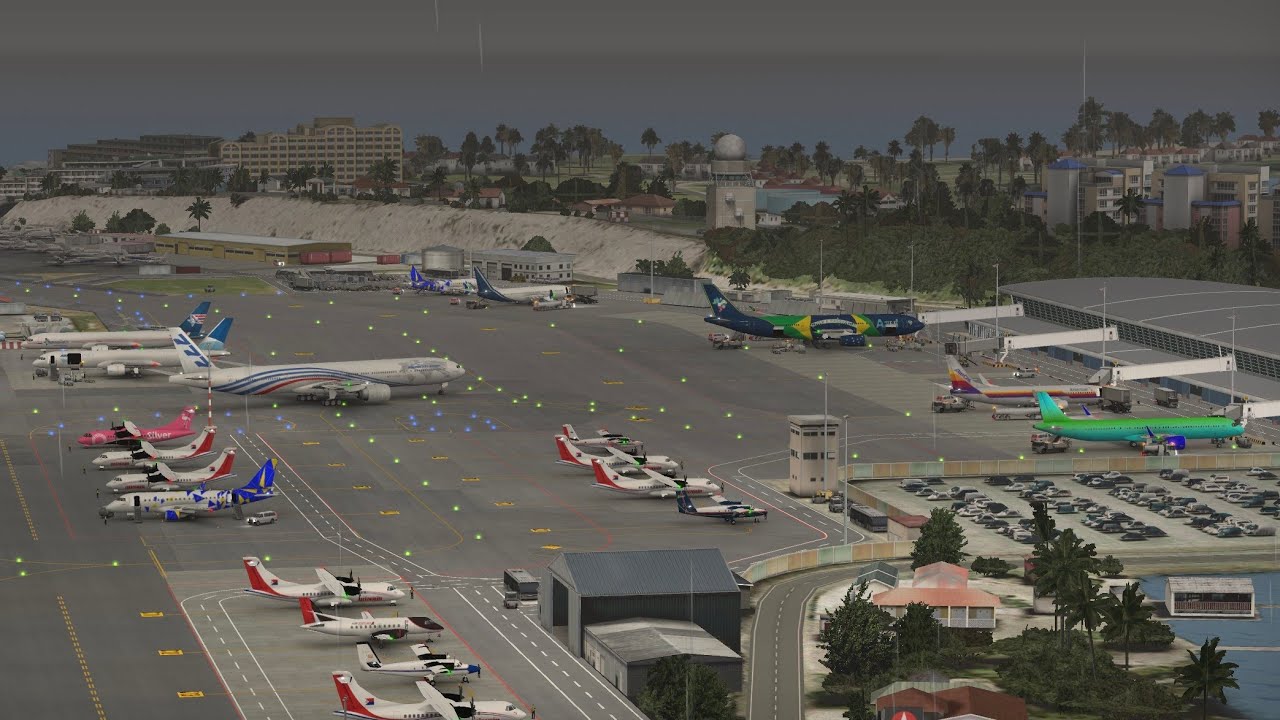AZUL Brazilian Flag | AMERICAN Retro at SINT MAARTEN Airport | World of ...