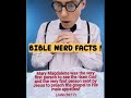 BIBLE NERD FACT - Linda & Marius Ministries.