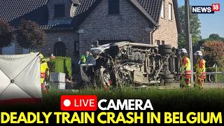 LIVE: Several People Injured After Train And School Minibus Collide In Belgium | Train Crash | N18G