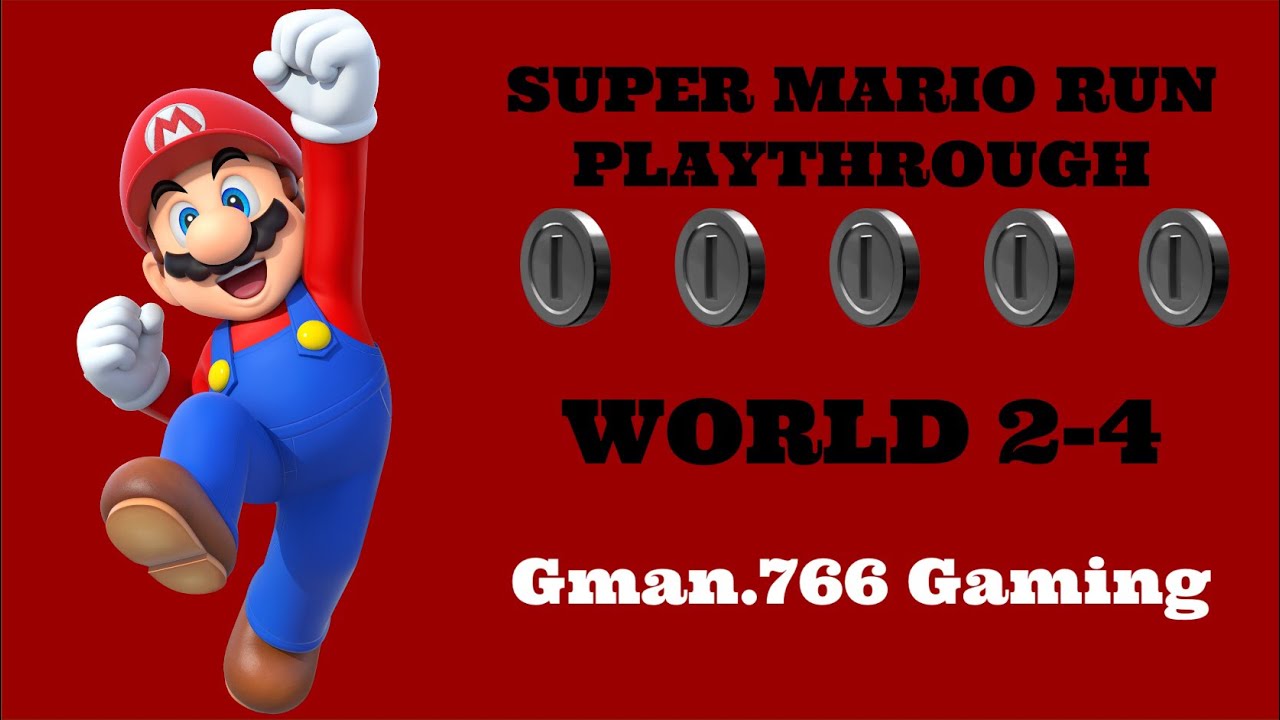Super Mario Run 2 4 Black Coins