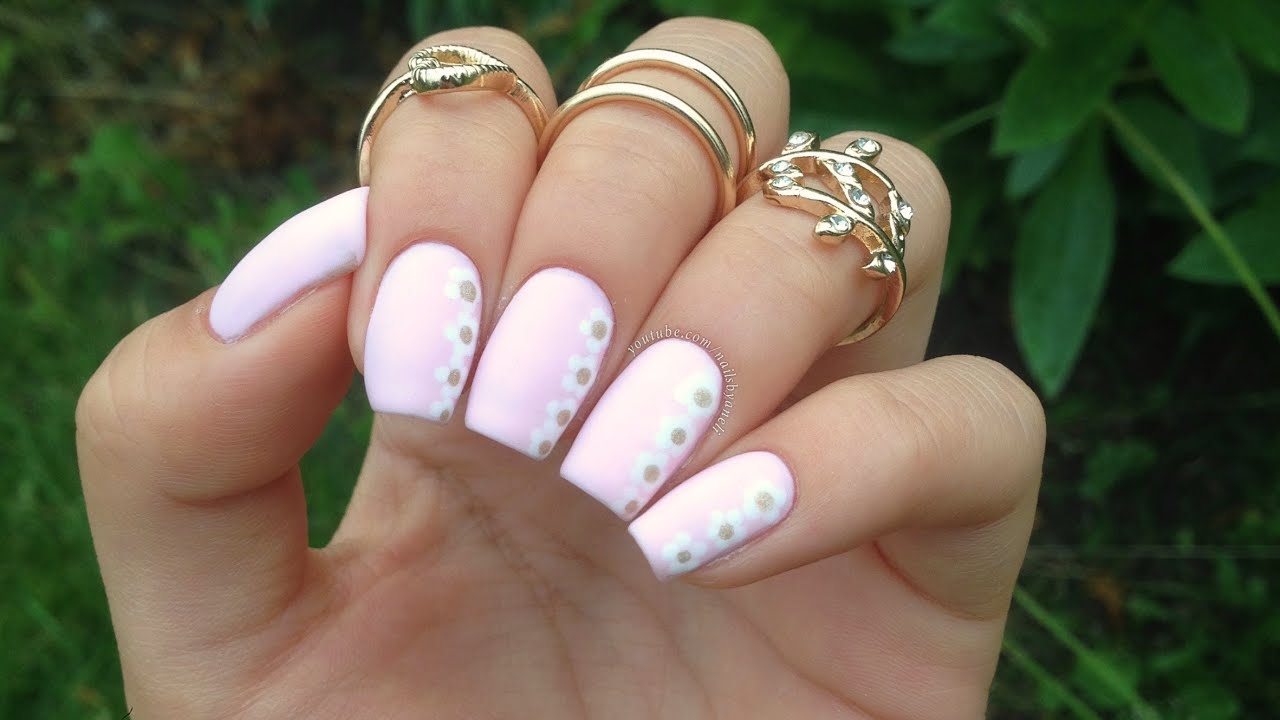 Simple Flower Nail Design - wide 3