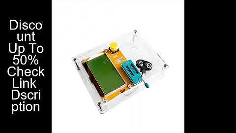 Diode Triode Capacitance ESR Meter MOS PNP LCR-T4 Transistor Tester LCD Display Mega328 Transistors