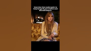 Taylor definitely looks better in bangs #taylorswift #swifties #erastour #ttpd #music #shorts