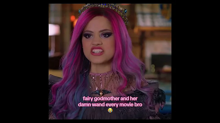 Do NOT depend on her to save Auradon bro 🤣 #funny #fyp #descendants #shorts