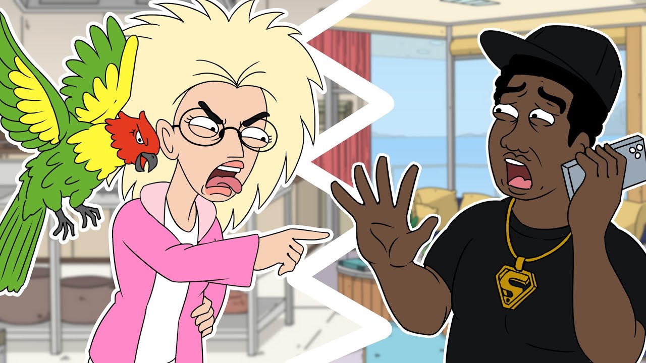 Crazy Bird Lady LOSES IT after Doxxing (animated prank call) YouTube