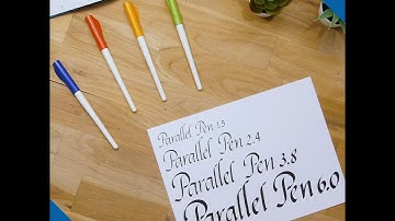 Pilot - Parallel Pen - Difference In Nib Sizes