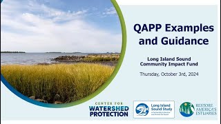 LISCIF Webinar 2 QAPP Examples