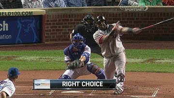 SF@CHC: Panda opens the scoring with an RBI single