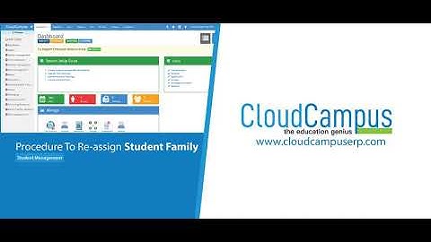Procedure To Re-Assign Student Family In Cloud Campus ERP