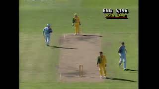 Darren Gough gutsy 45 vs Australia, Benson & Hedges World Series 1994-95 11th ODI Melbourne 