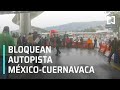 Bloquean autopista México-Cuernavaca por falta de luz - Las Noticias
