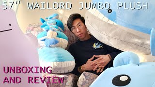 Wailord 57 inch Jumbo Plush Unboxing and Review