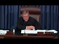 Watch chief justice john roberts closing statement on trumps first impeachment trial