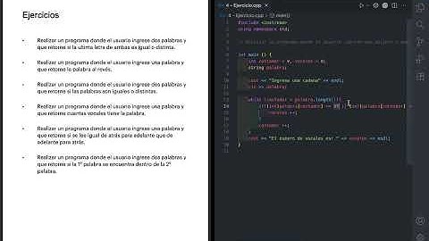 C++ | Strings | Solución ejercicio 4 #shorts