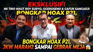 Exclusive This Is The Deadly Trio Of Roy Suryo Ogeroseno U0026 Gafur Sangadji Exposing The P21 Hoax