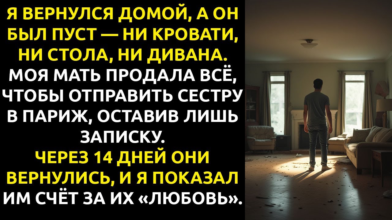 Отец сказал: «Твоя сестра ЗАСЛУЖИЛА Париж» — я показал ему, чего заслуживаю Я.