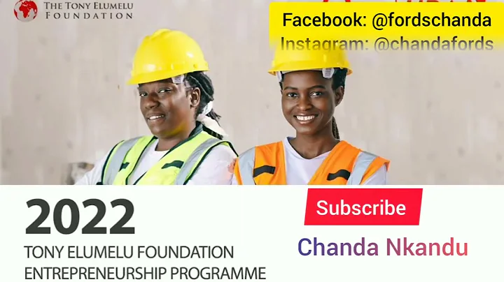 2022 Tony Elumelu Entrepreneurship program || How to apply