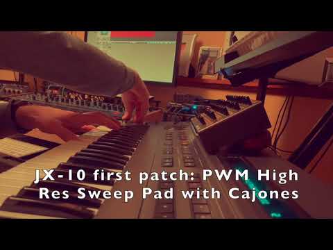 Roland Super JX-10 first patch: PWM High Res Sweep Pad