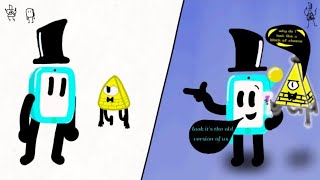 My old rough draft and animation of Bill cipher and silly interacting