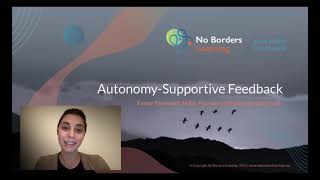 Snapshot of the Autonomy-Supportive Feedback Course