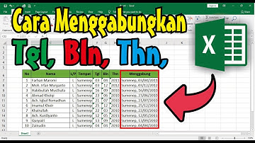 CARA MENGGABUNGKAN TANGGAL BULAN DAN TAHUN DI EXCEL | FIAN COMPUTER