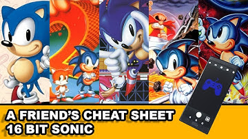 Cool Cheat Codes in 16 Bit Sonic the Hedgehog Games (A Friend