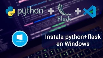 Instala Python+Flask en Windows