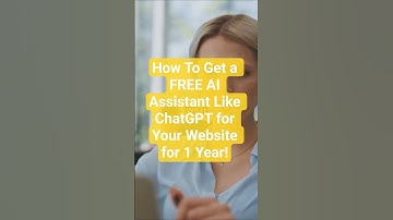 How To Get a Free AI Assistant Like ChatGPT for Your Website for 1 Year! Limited spots available!