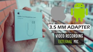APPLE USB TYPE C TO 3.5MM HEADPHONE JACK ADAPTER | BEST 3.5 MM JACK FOR ANDROID |AUDIO REC IN HINDI