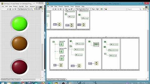 Practica simple en Labview | Semaforo en Labview