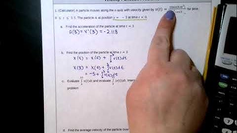 Lesson 2: Particle Motion