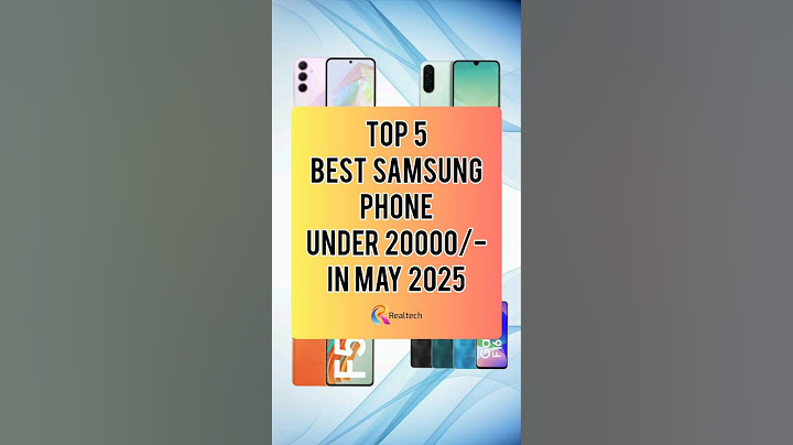TOP 5 Best Samsung Phone Under 20000/- In May 2025 | Realtech