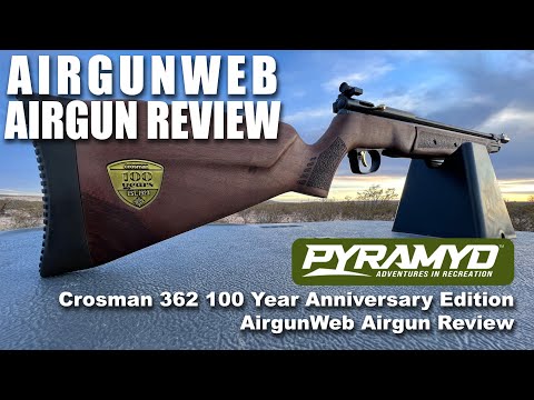 Crosman 362 100 Year Anniversary Edition - Out of the box Airgun Review by AirgunWeb
