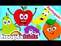 Pulando Com As Frutas Fofinhas | Músicas Divertidas Para Crianças | HooplaKidz Brasil