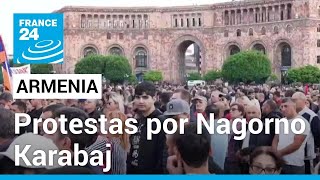 Armenia: ciudadanos protestan contra la concesión de Nagorno-Karabakh a Azerbaiyán • FRANCE 24