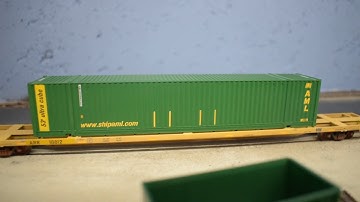 Modeling the Alaska Railroad trailer/container yard and loading dock on the Anchorage Central