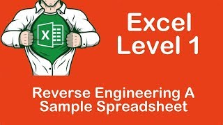 Reverse Engineering A Sample Spreadsheet Template screenshot 5
