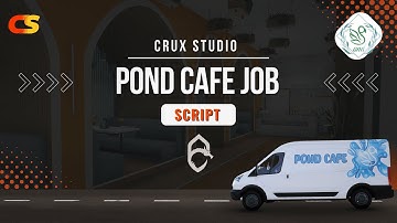 [ QBCORE / QBOX / ESX ] POND CAFE JOB SCRIPT | FIVEM | TEBEX | CRUX STUDIO