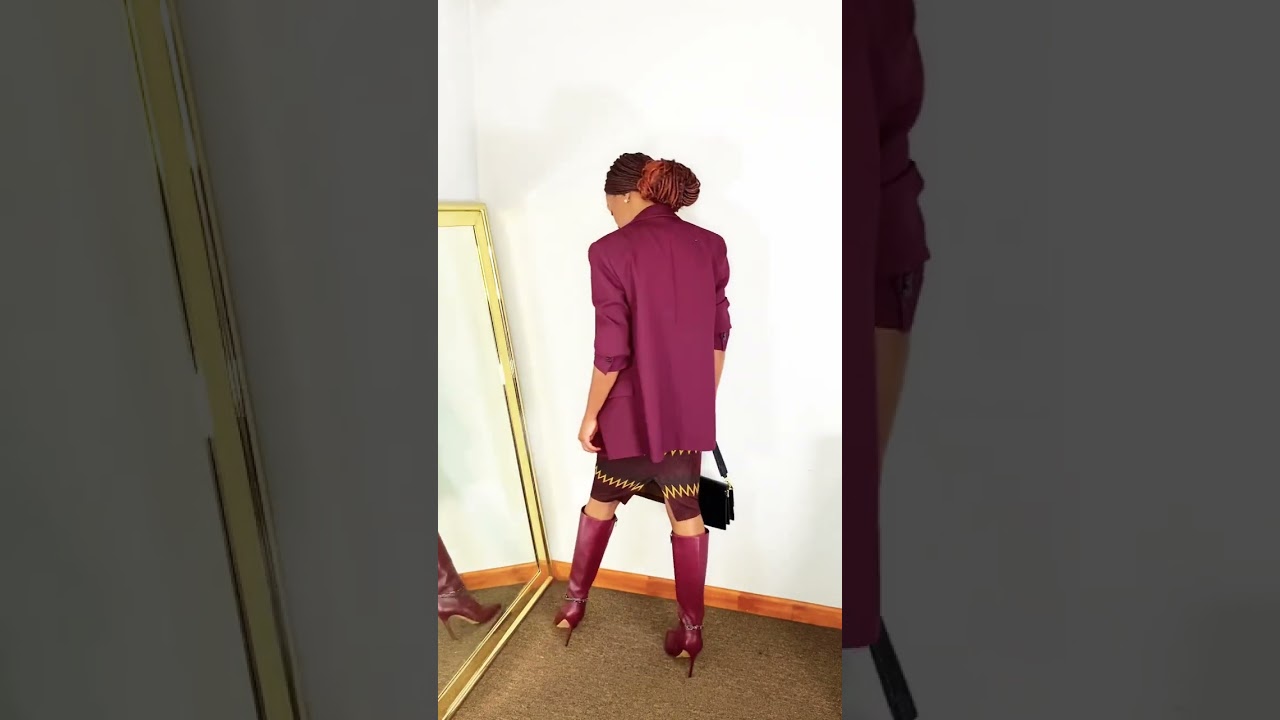 MONOCHROMATIC OUTFITS: Do you like this head to toe burgundy look? What color should I do next? 😝