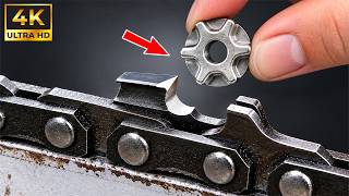 The easiest way to sharpen a chainsaw blade in just 1 minute! A technique recommended by experts