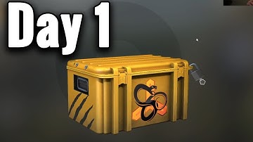 Opening a CS:GO case until GLOVES appear... DAY 1